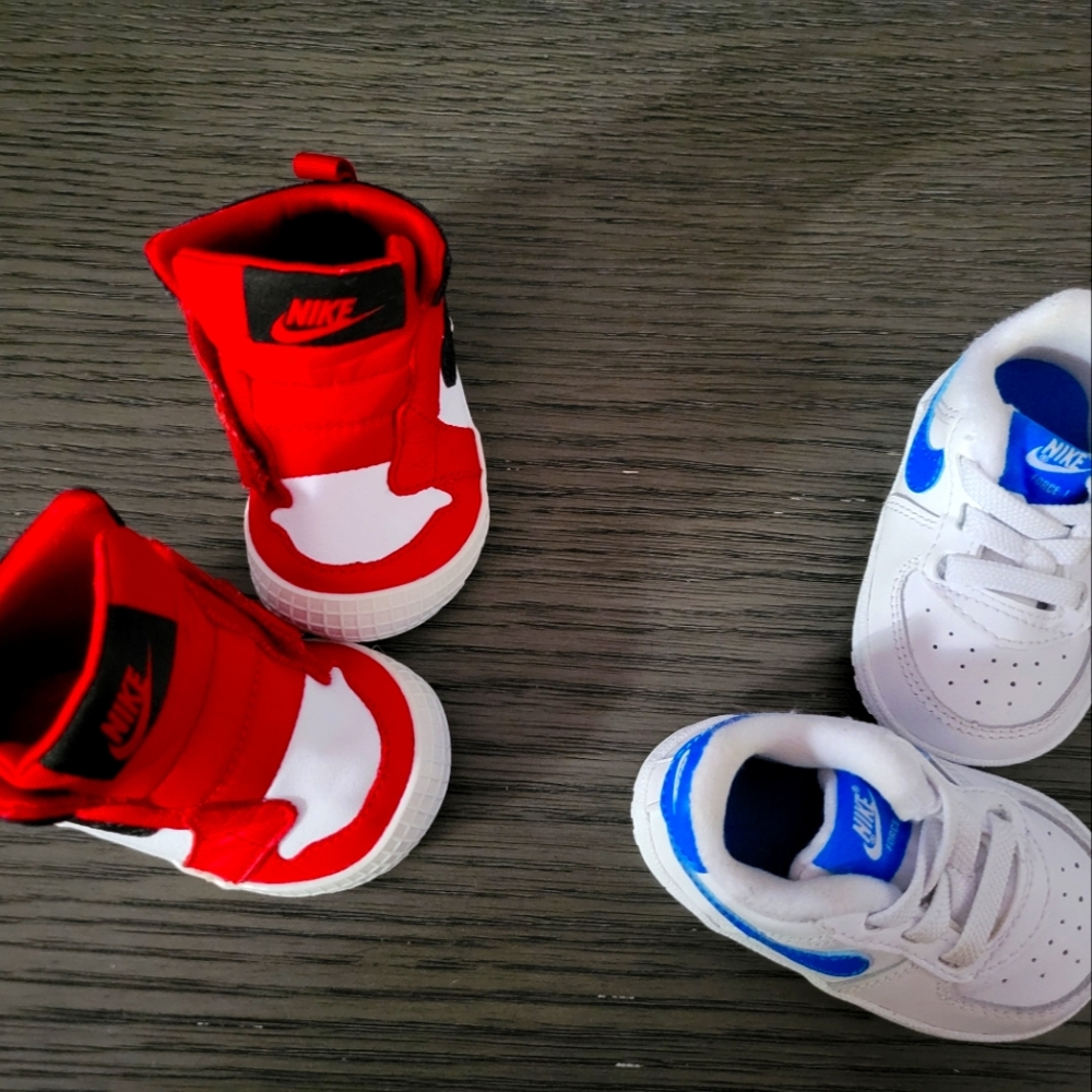 Set of Baby Nikes, 0-3 months, worn 1x
